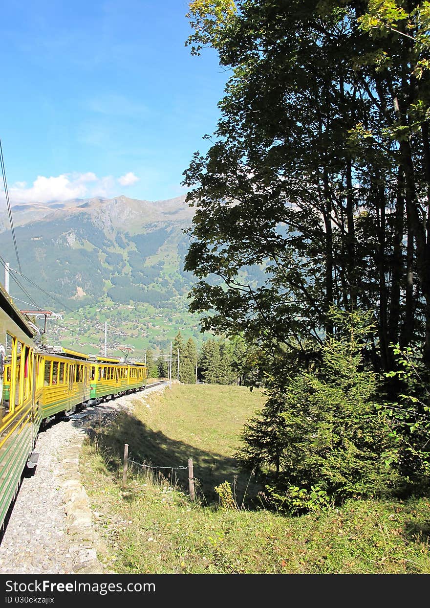 Cog-wheel Train with Nature