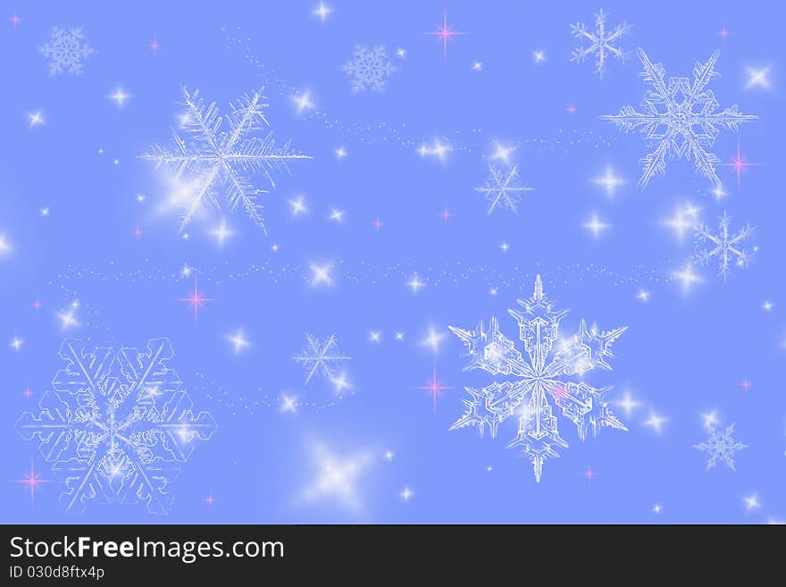 Snowflake background