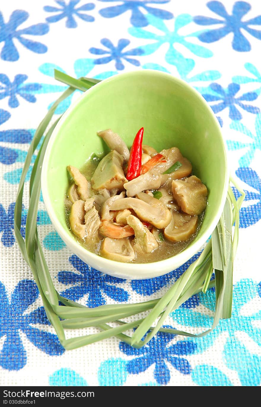 Fried  Mushroow With Oyster Sauce