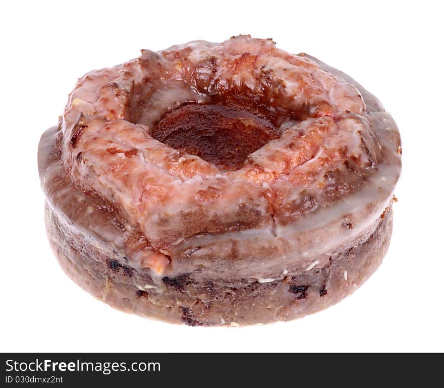 Strawberry cake dessert isolated on a white background. Strawberry cake dessert isolated on a white background