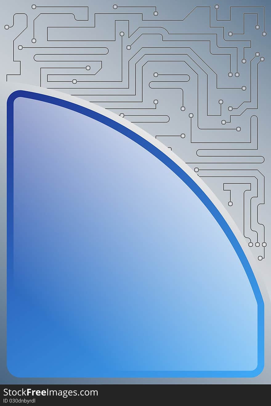 Abstract Blank Page Circuit Board