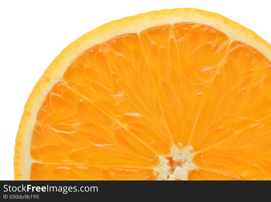 Orange isolated on white background