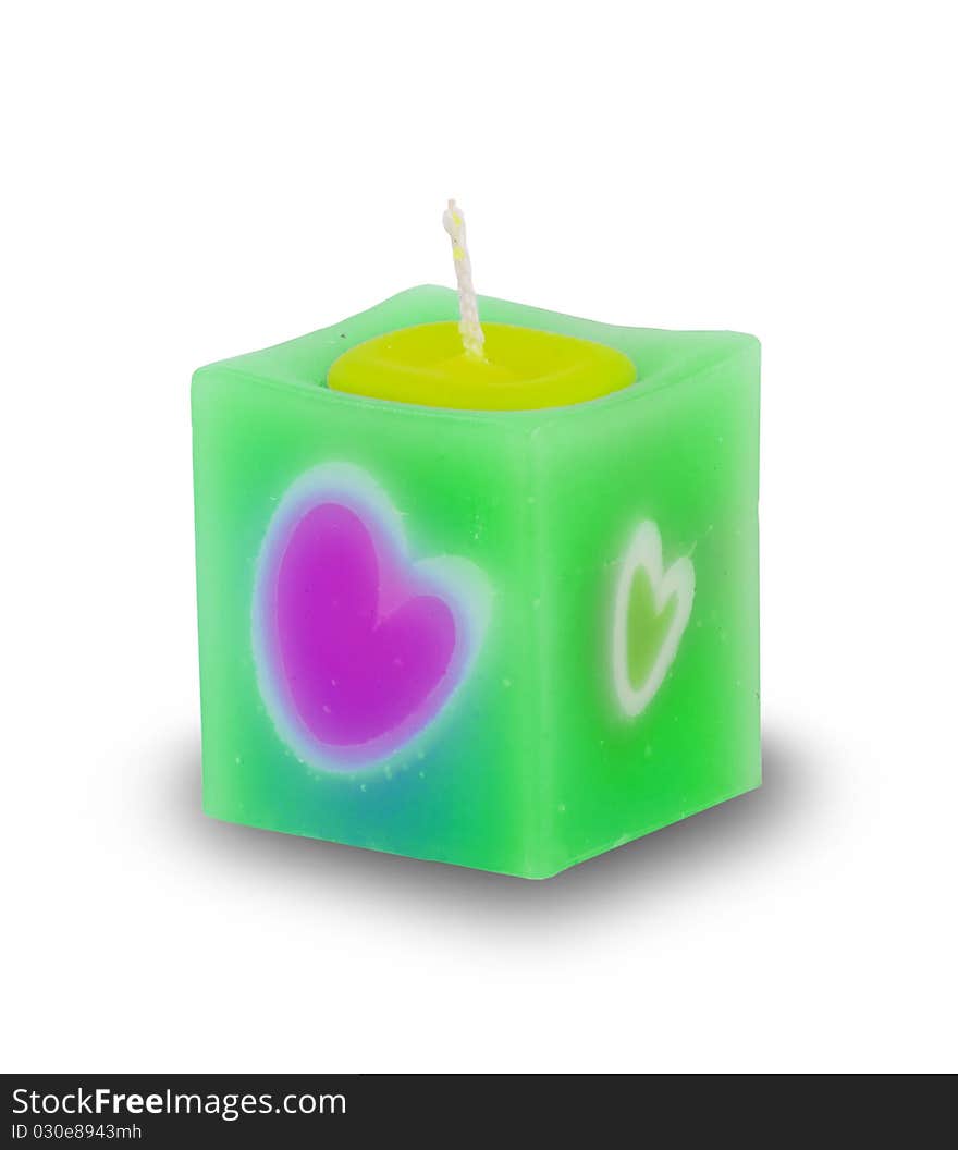 Heart candle