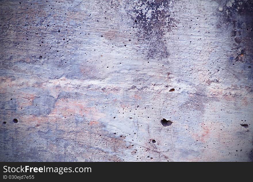 Abstract image of a wall plastered wet cement