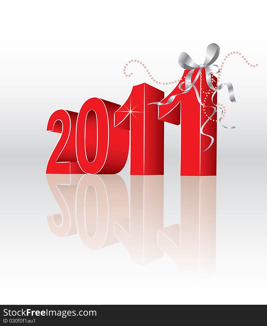 2011 new year in editable  format