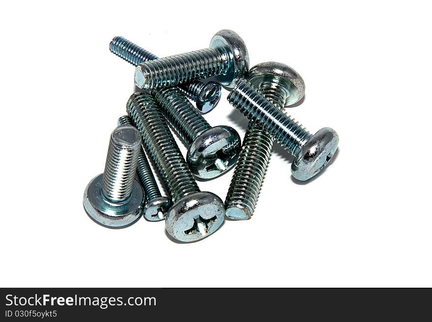 Screws for fastening. Used for construction and repair. Screws for fastening. Used for construction and repair.