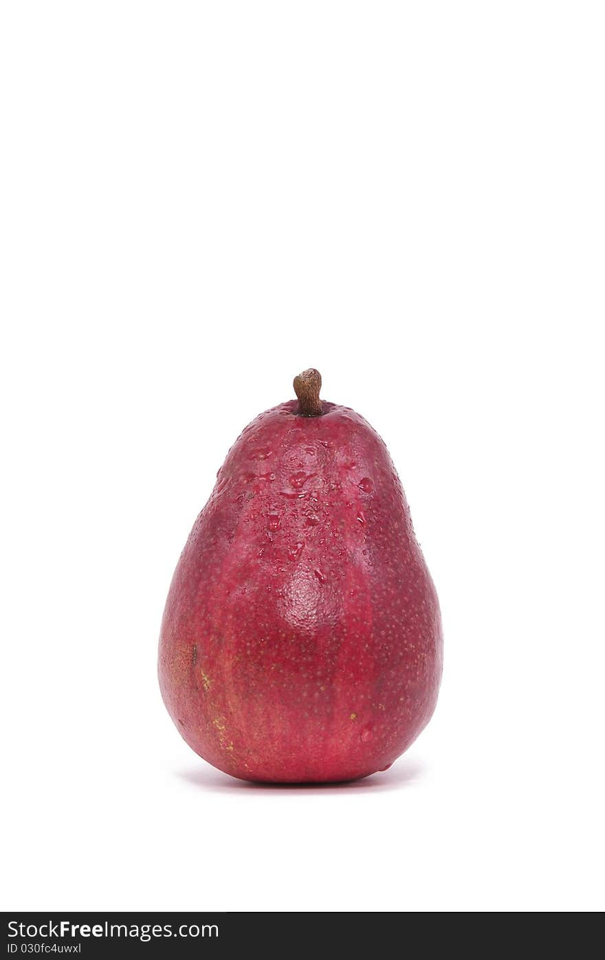 Single Red Pear