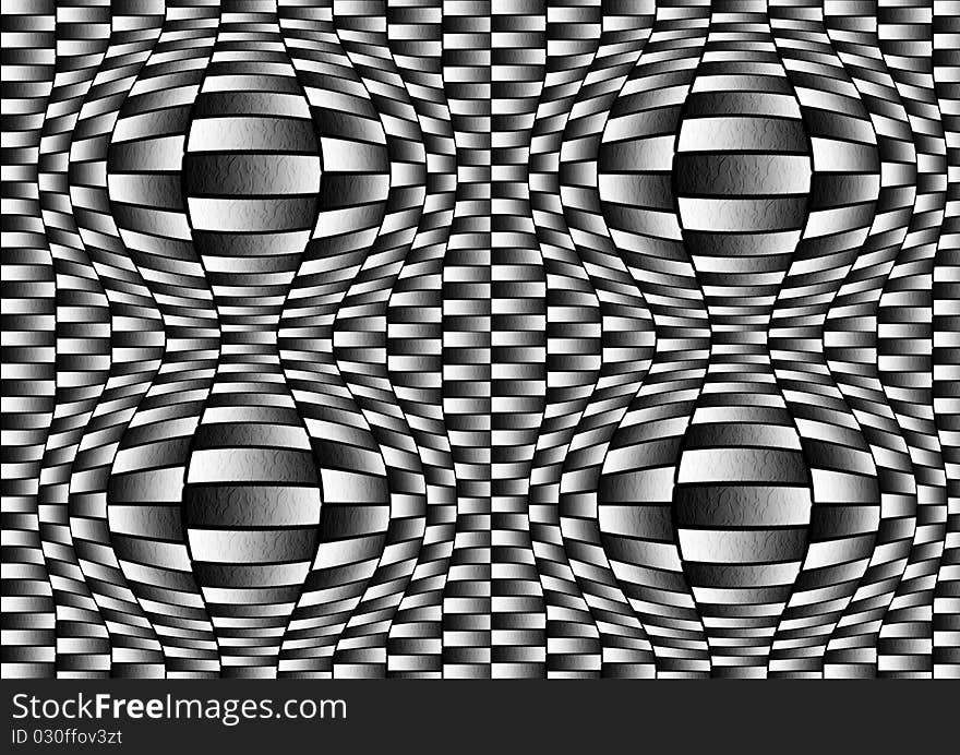 Illustration of simple black white background