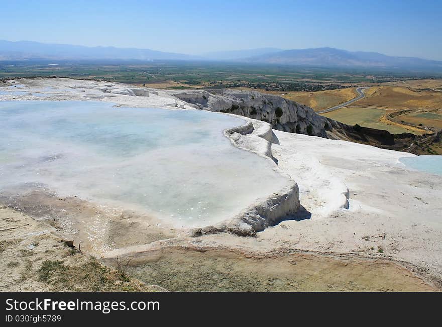 Pamukkale, is a natural site in Denizli Province in south-western Turkey.