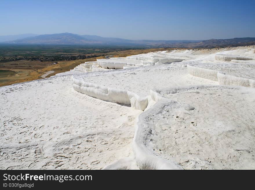 Pamukkale, is a natural site in Denizli Province in south-western Turkey.