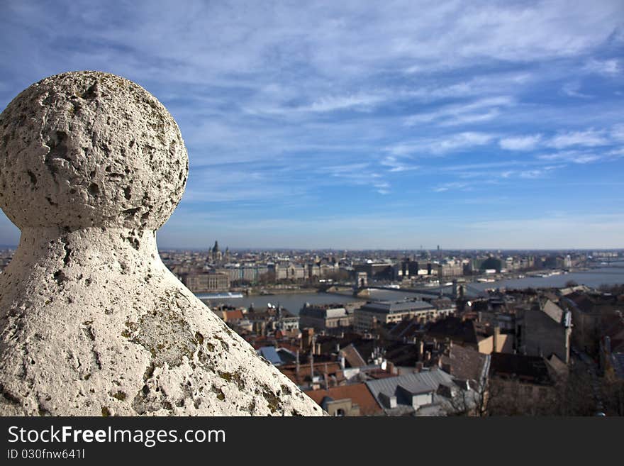 View Of Budapest From Bastion