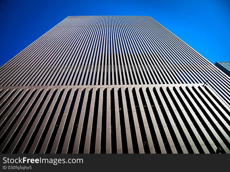 Gigantic Building in The Blue Sky. Gigantic Building in The Blue Sky