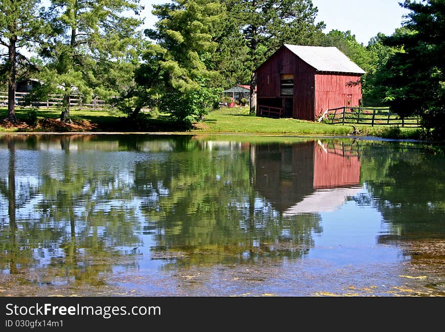 Barn Reflection