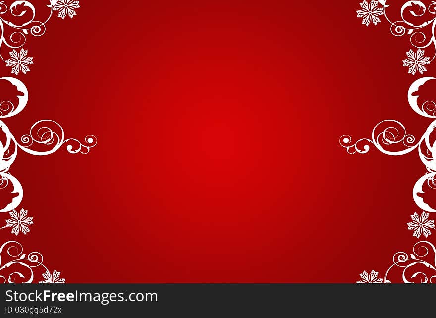 Christmas Card Red, Flowers