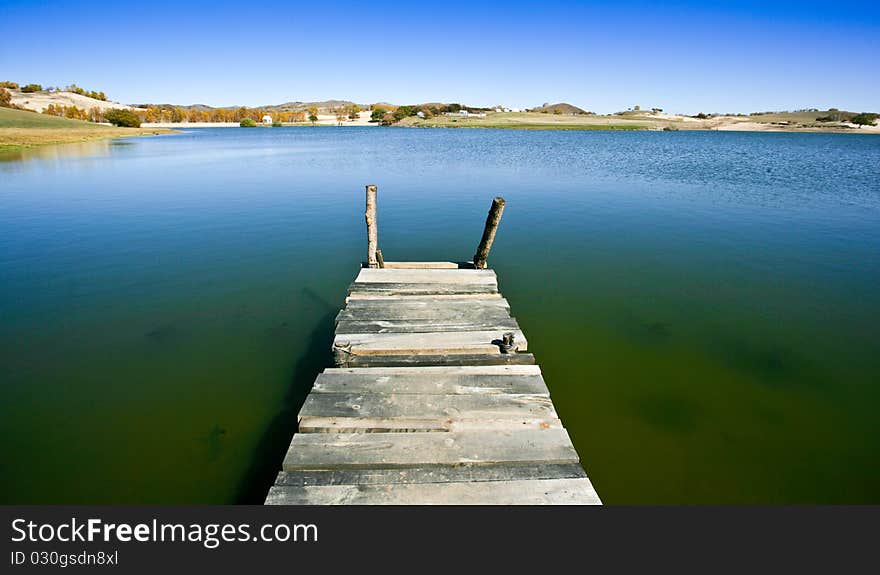 Princess lake in neimenggu, in china