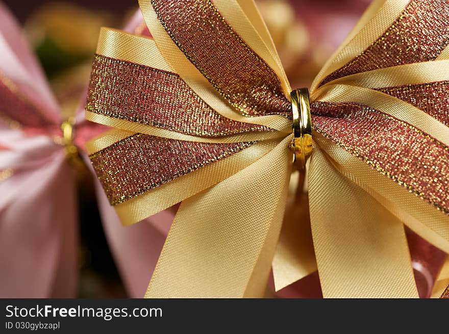 Christmas Decoration on black background. Christmas Decoration on black background