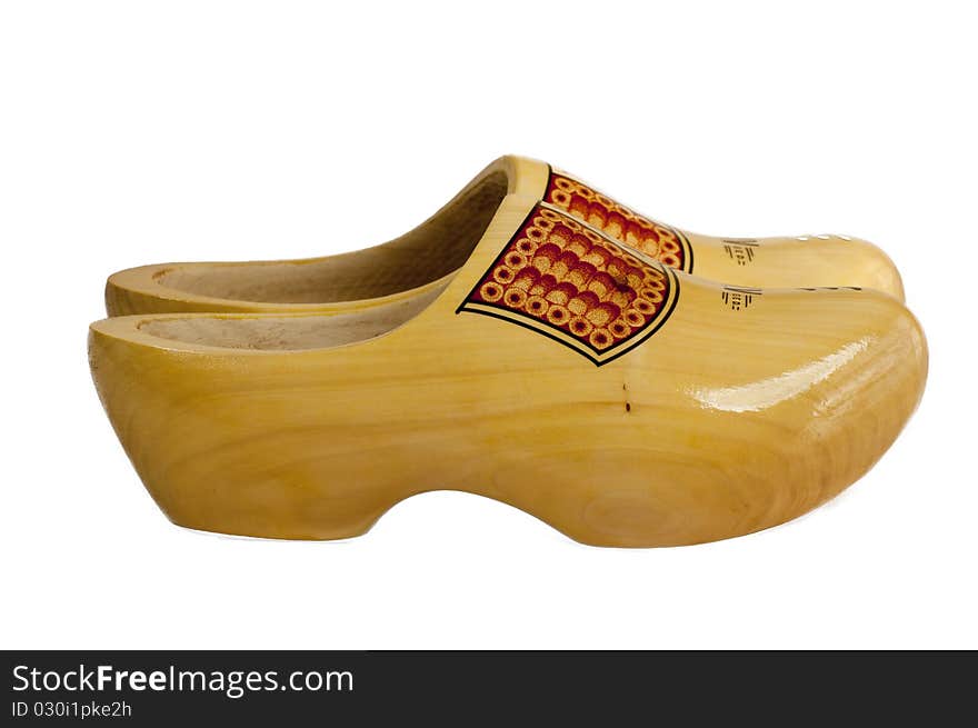 Wooden shoe