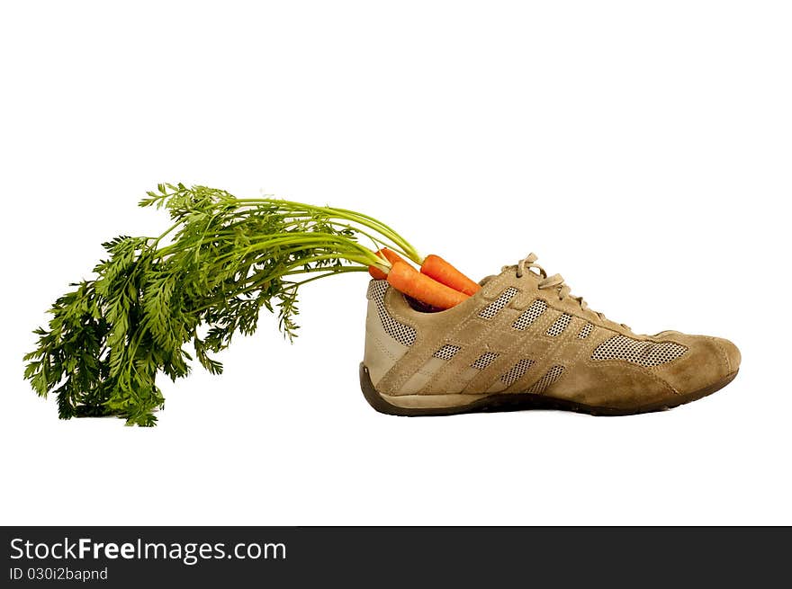 Shoe With Carrots