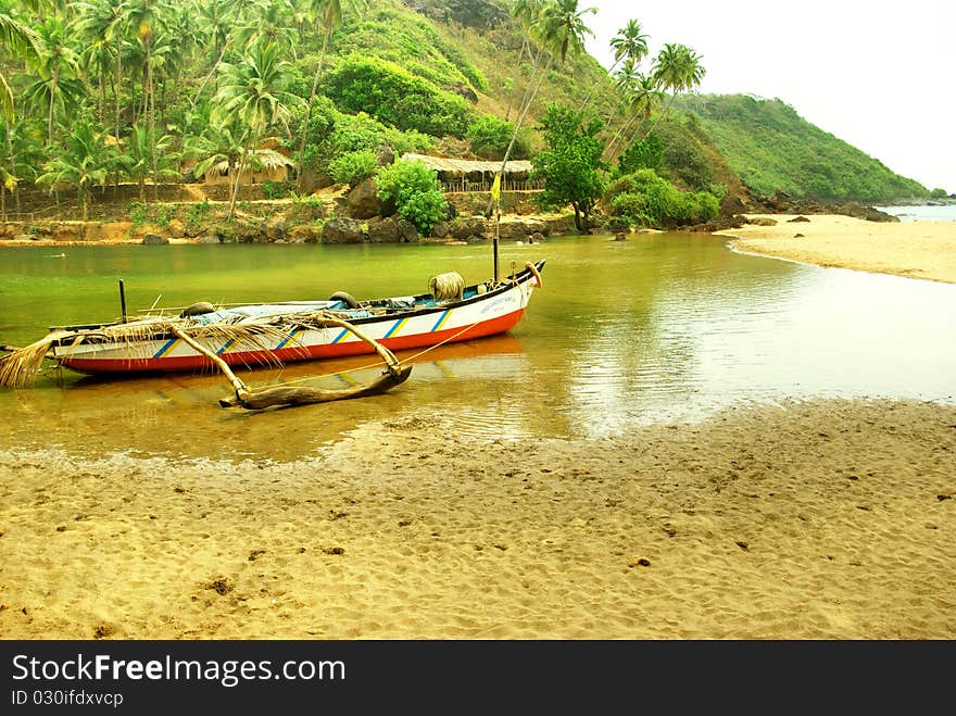 Tropical River Beach