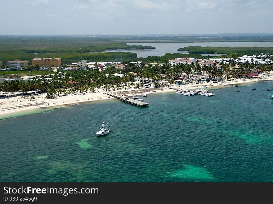 Boats and beach