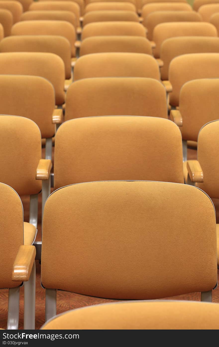 Conference - rows of empty seats texture