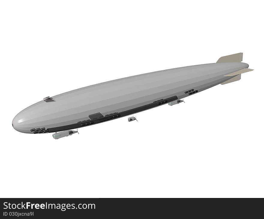 Rigid Airship. Layout.