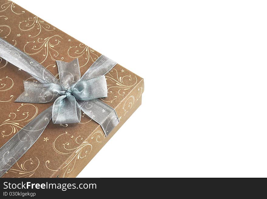 The isolated gift box for the special occasion. The isolated gift box for the special occasion