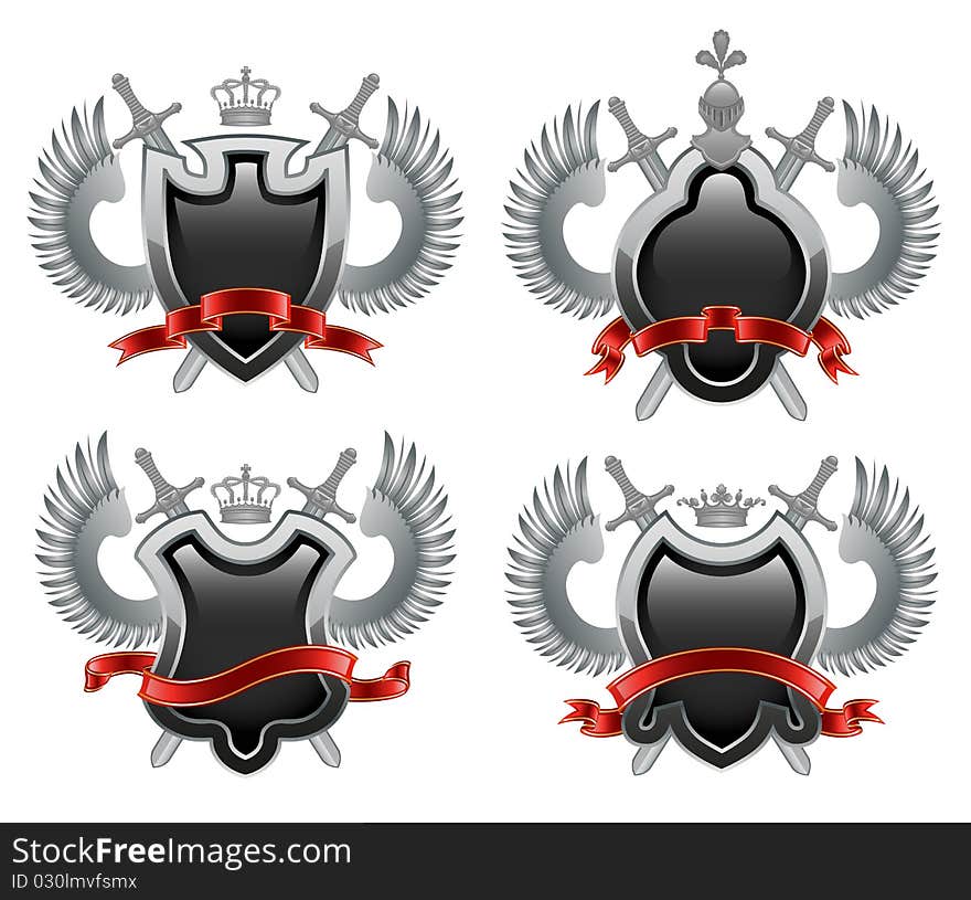 Coat of arms. Vector illustration.