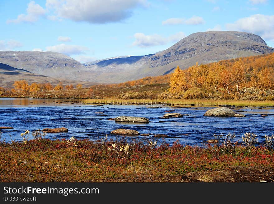 River And Mountains