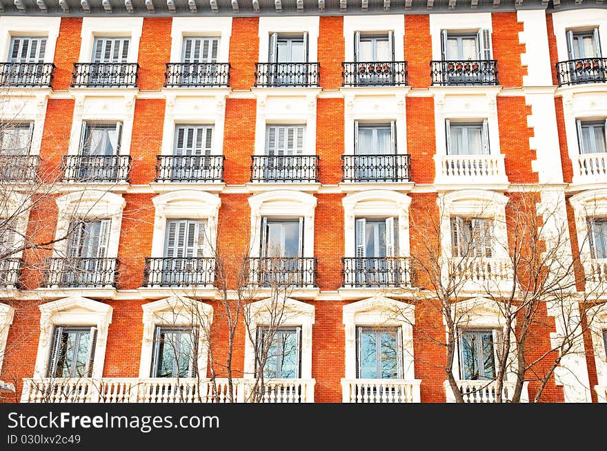 Nice windows in Spain, Madrid.