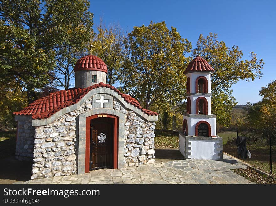 Small Orthodox Church At Greece