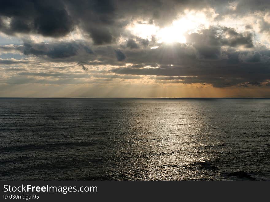 Sunset In Genoa