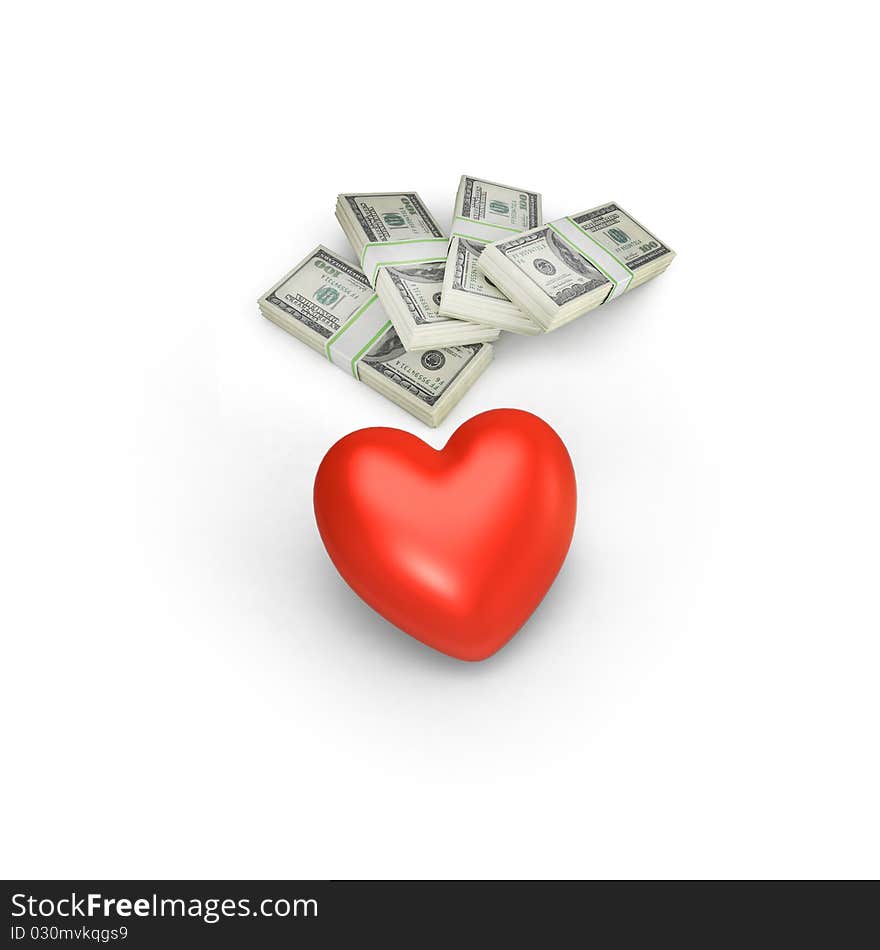 Heart With Money