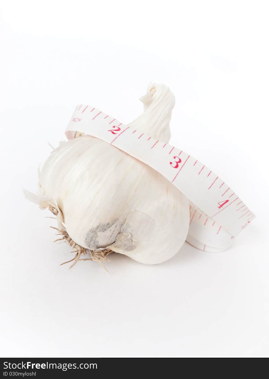 Garlic with Tape Measure