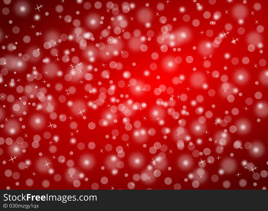 Christmas background with snow flakes