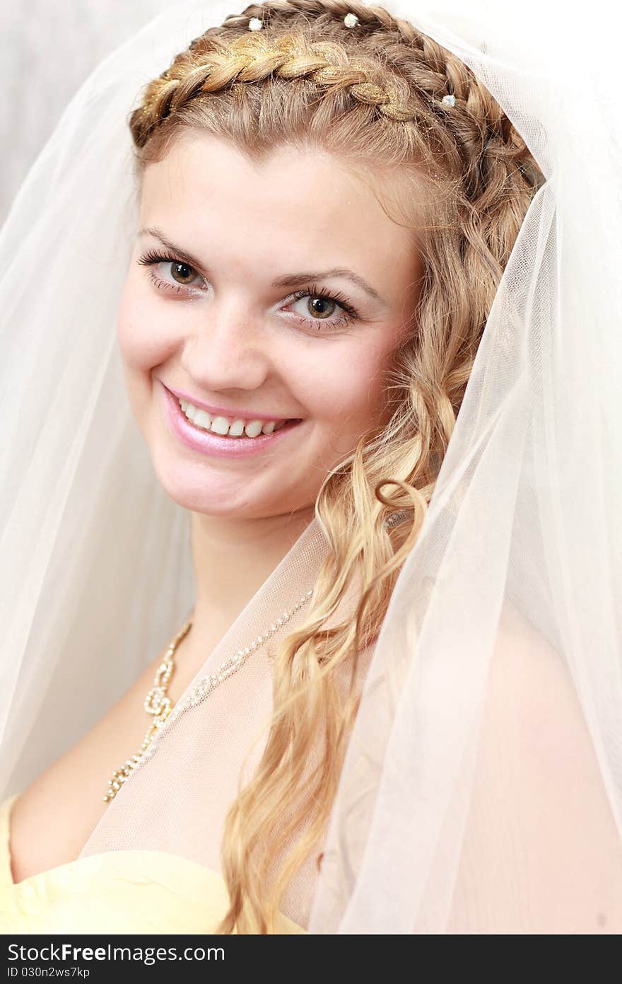 Portrait of a beautiful bride