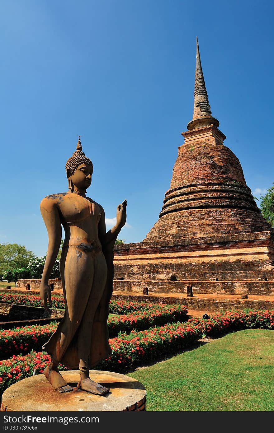 Buddha statue in Sukhothai