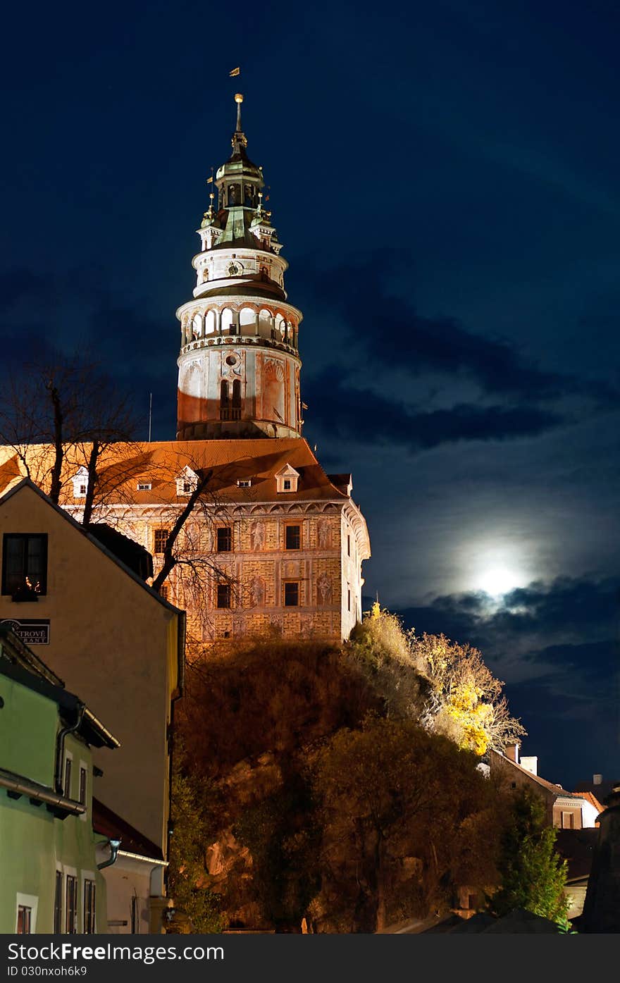 Castle Tower in Cesky Krumlov