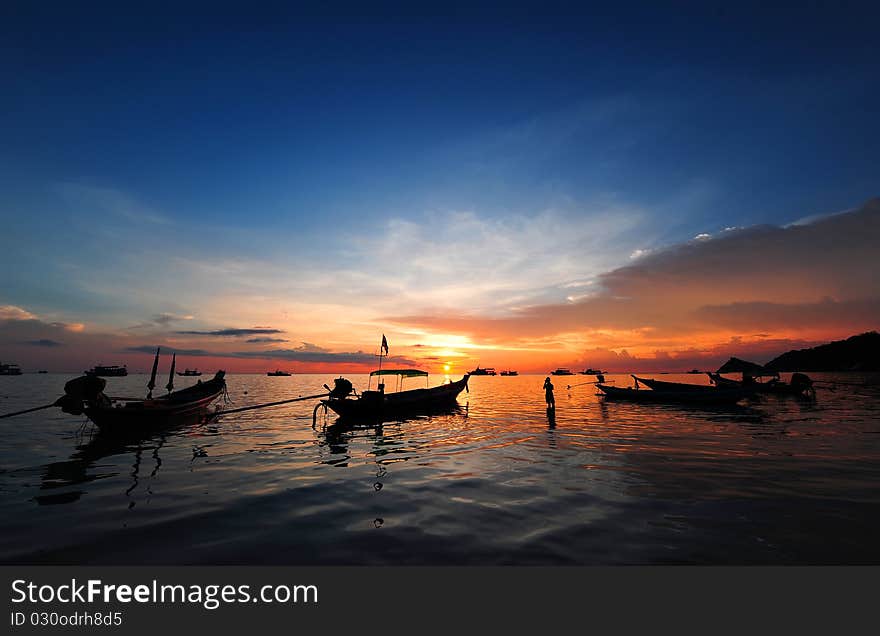 Sunset At Koh Tao