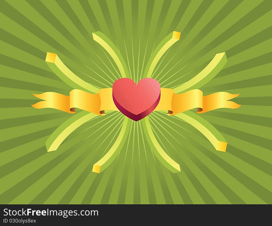 Abstract background with the heart shape in vector format. Abstract background with the heart shape in vector format