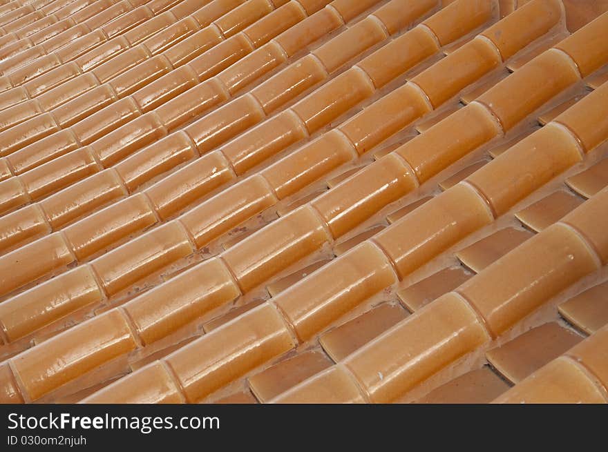 Texture Tile Roof Chinese Style