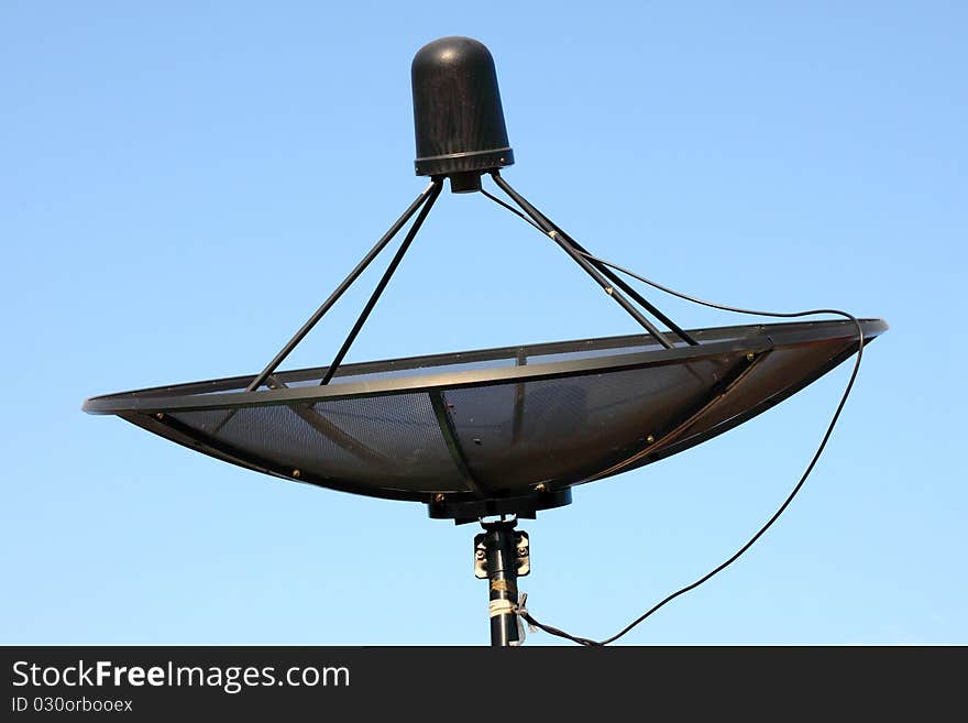 Parabolic satellite dish