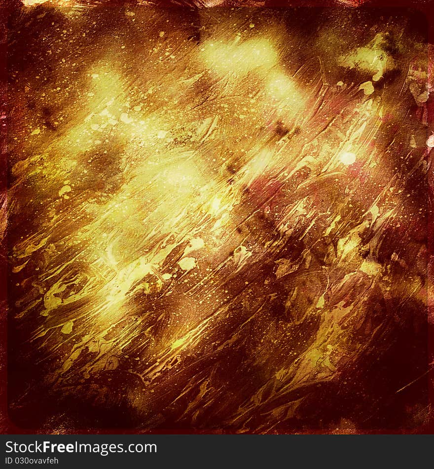 Grunge gold and brown effects for your background. Grunge gold and brown effects for your background