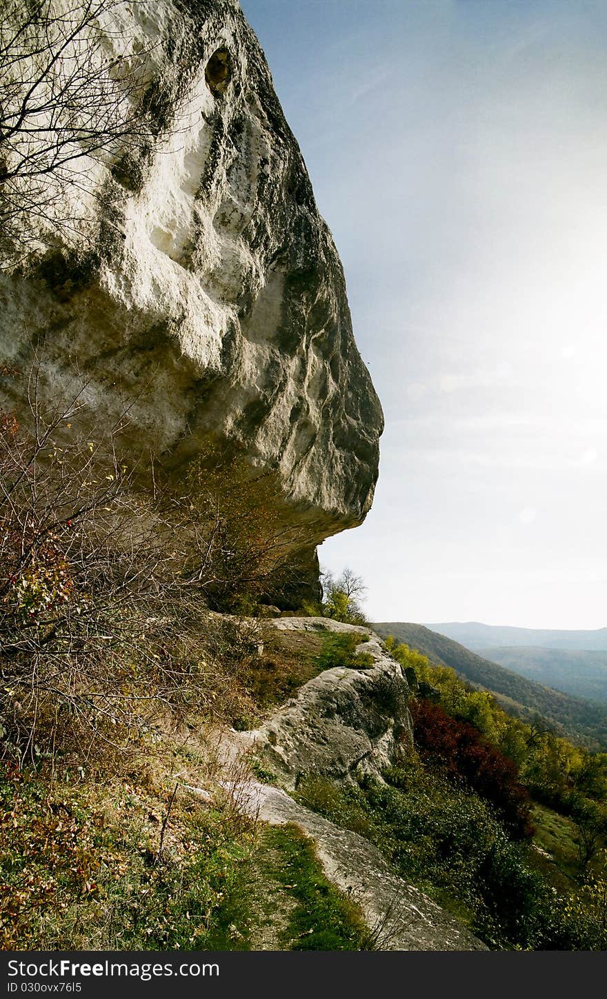 A picture of cave in Crimea. A picture of cave in Crimea