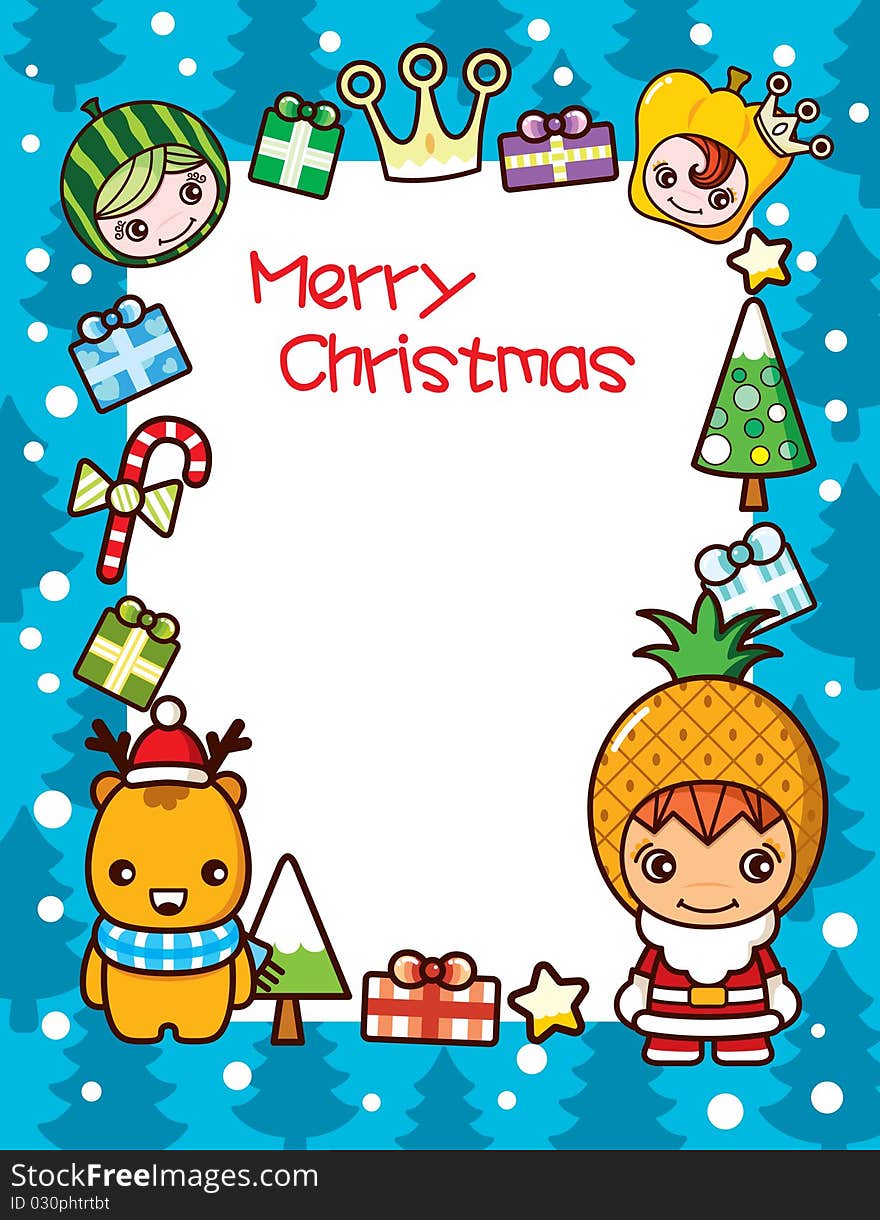 Christmas Frame Background