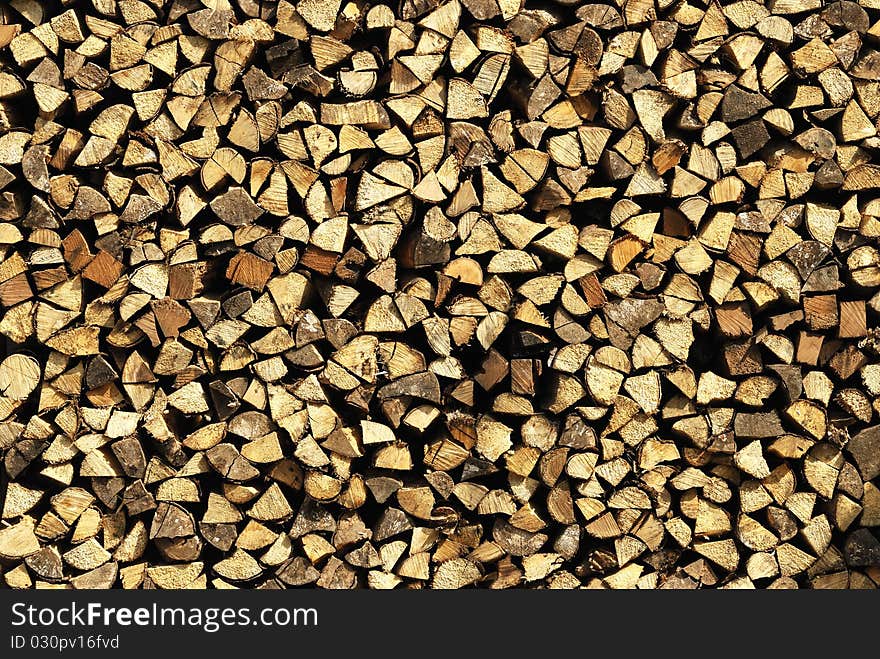 Pile of wood