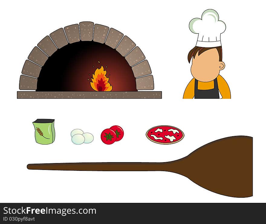 Making pizza elements