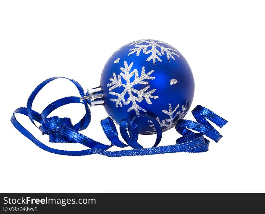 Christmas decoration with ribbon