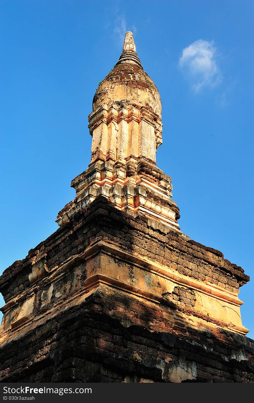 Old Buddha Statue In Srisatchanalai