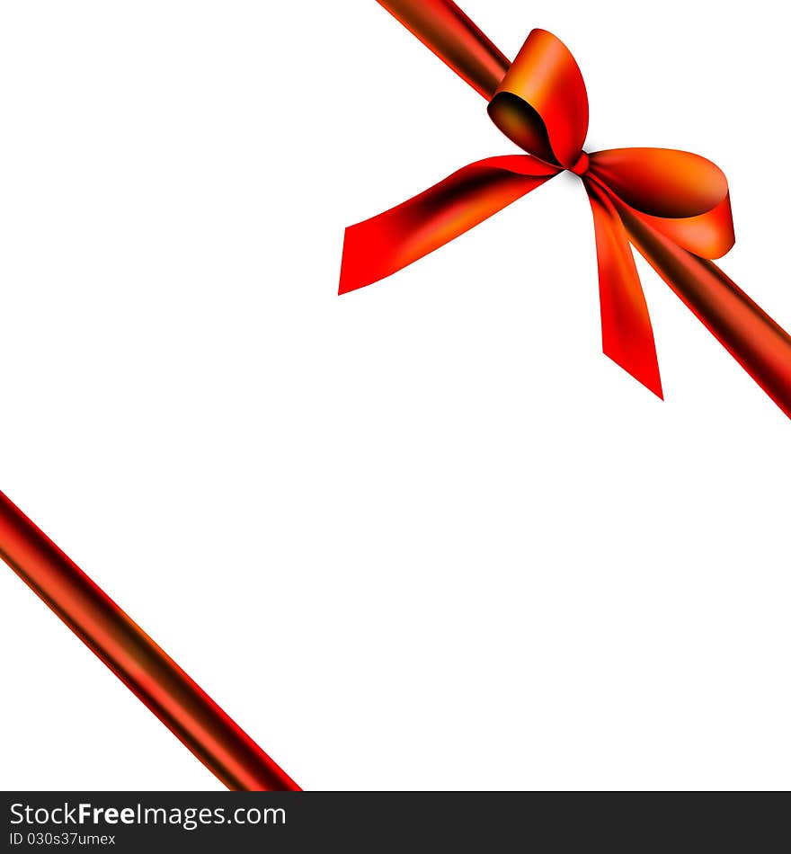 Gift Packaging With Red Ribbon